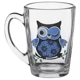 Кружка ОСЗ совы микс капучино 300 мл в ассортименте