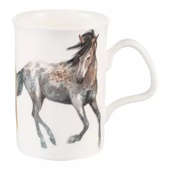 Кружка Roy Kirkham Лошадка Серо-коричневая Ланкастер 320 мл