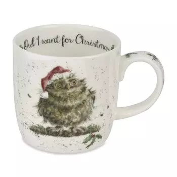 Кружка Royal worcester рождественская совушка 310 мл