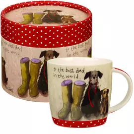 Кружка Самый лучший папа 284мл в кор Churchill ALCK00771