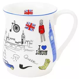 Кружка Top Art Studio Бонжур Лондон 475 мл