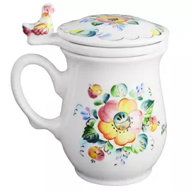 Кружка заварная Беседа (курочка) Семикаракорская керамика 480 мл