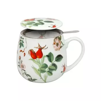 Кружка заварочная KOENITZ мой любимый чай шиповник 420 мл