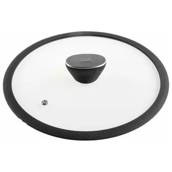 Крышка Hitt HС-NYL24 стеклянная силиконовый обод 24 см