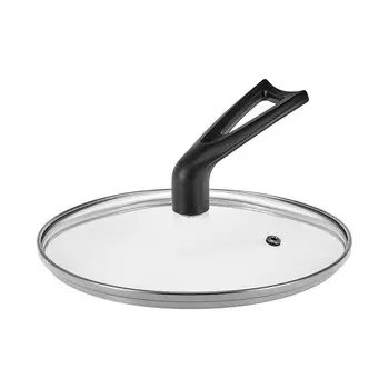 Крышка Hitt стеклянная 24 см ручка-подставка