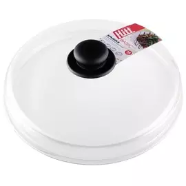 Крышка Hitt стеклянная безободковая высокая 28 см