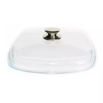 Крышка квадратная Виктория 26х26 см с металлической ручкой