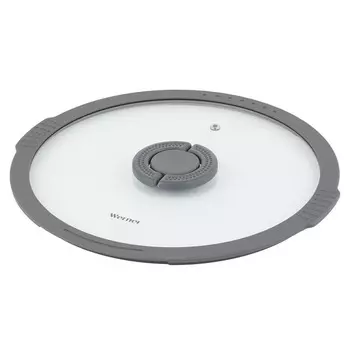 Крышка стеклянная Werner Imola серая 28 см