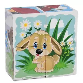 Кубики Десятое королевство Дикие животные 4 предмета