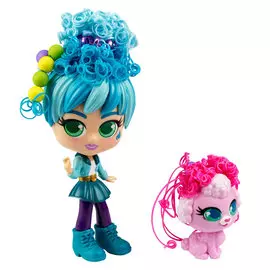 Кукла CurliGirls Путешественница Адели с пуделем Фиджи