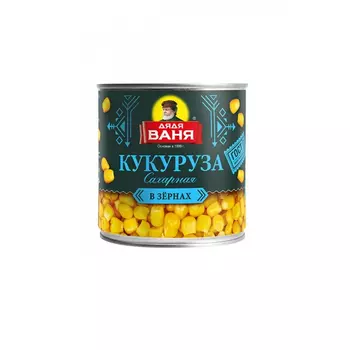 Кукуруза Дядя Ваня сахарная, 340 г