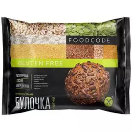 Кукурузная булочка Foodcode без глютена 240 г