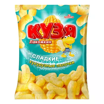 Кукурузные палочки Русскарт Кузя Лакомкин сладкие 40 г