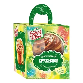 Кулич Черемушки слоеный кружевной 250 г