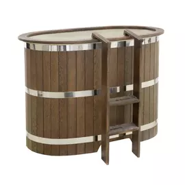 Купель Citywood пластик/ дуб мореный 1.4х0.8х1.0