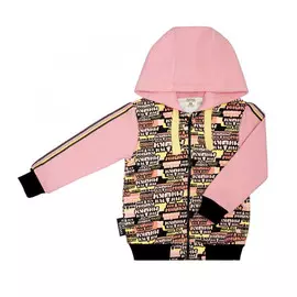 Куртка Lucky Child на молнии-МИШКИ розовый