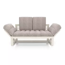 Кушетка AS Бекка 170x76x65 беленый дуб/бежевый