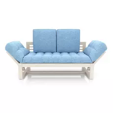 Кушетка AS Бекка 170x76x65 беленый дуб/голубой