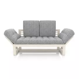Кушетка AS Бекка 170x76x65 беленый дуб/серый