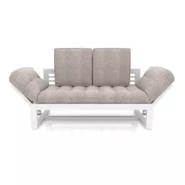 Кушетка AS Бекка 170x76x65 белый/бежевый