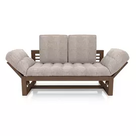 Кушетка AS Бекка 170x76x65 орех/бежевый