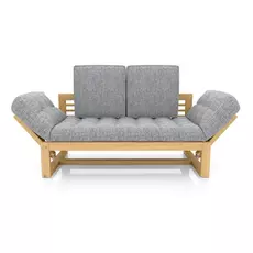 Кушетка AS Бекка 170x76x65 сосна/серый