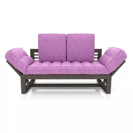 Кушетка AS Бекка 170x76x65 венге/фиолетовый