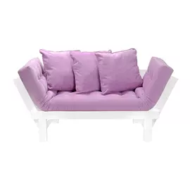 Кушетка AS Санди 158x77x61 белый/розовый