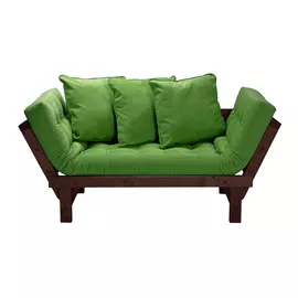 Кушетка AS Санди 158x77x61 венге/зеленый