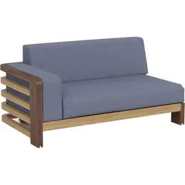 Кушетка левая 740 х 1445 x 830 ироко карбон - LG.12.21.173