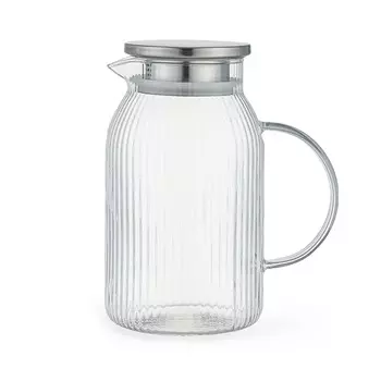 Кувшин для напитков Fissman из жаропрочного стекла с фильтром 1,5 л 6586