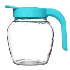 Кувшин-фонарь LarangE с крышкой 1,5 л бирюза