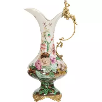 Кувшин Glasar бежевый 22х20х41 см