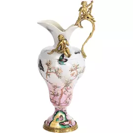 Кувшин Glasar с ангелами 19х16х45см