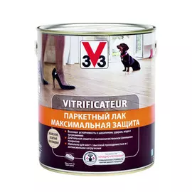 Лак алкидный V33 для паркета полуглянцевый 2,5 л