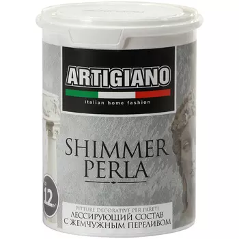 Лак Artigiano Shimmer Perla лессирующий 1 л