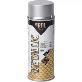 Лак декоративный INRAL Metallic Серебряный 400 мл 26-7-8-005