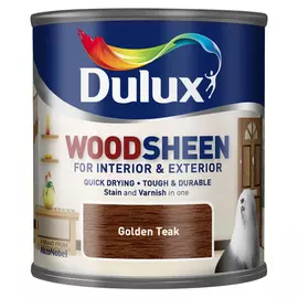 Лак-морилка водный Dulux woodsheen golden teak 0.3л