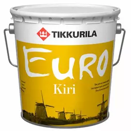 Лак паркетный глянцевый Tikkurila euro kiri 9 л