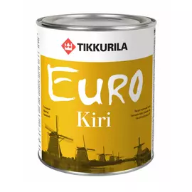 Лак паркетный полуматовый Tikkurila Euro Kiri 0.9л