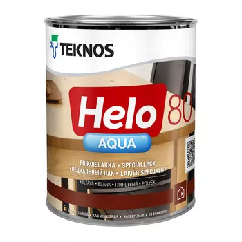 Лак Teknos Helo Aqua 80 1/0,9л