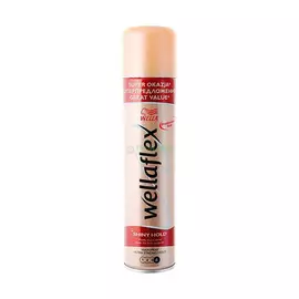 Лак Wella Wellaflex Shiny Hold Суперсильной фиксации 400мл (WF-81365337)