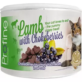 Лакомства для кошек Profine Хрустящее печенье беззерновое с ягненком и черноплодной рябиной 50 г