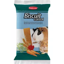Лакомство для грызунов PADOVAN Бисквиты с морковью 30 г