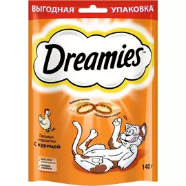 Лакомство для кошек Dreamies Курица 140 г