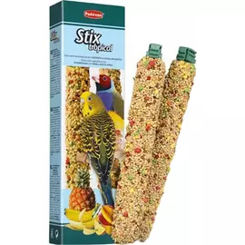 Лакомство для птиц Padovan Stix tropical Для попугаев и экзотов с фруктами 2х60