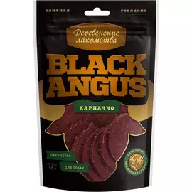 Лакомство для собак Деревенские лакомства Black angus карпаччо 50 г