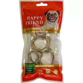 Лакомство для собак Happy Friend Кольца из говяжьей трахеи 40 г