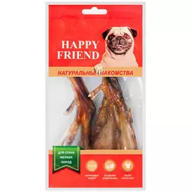 Лакомство для собак HAPPY FRIEND Лапки утиные для мелких пород