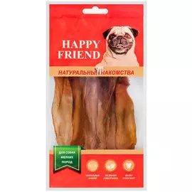 Лакомство для собак HAPPY FRIEND Уши кроличьи для мелких пород
